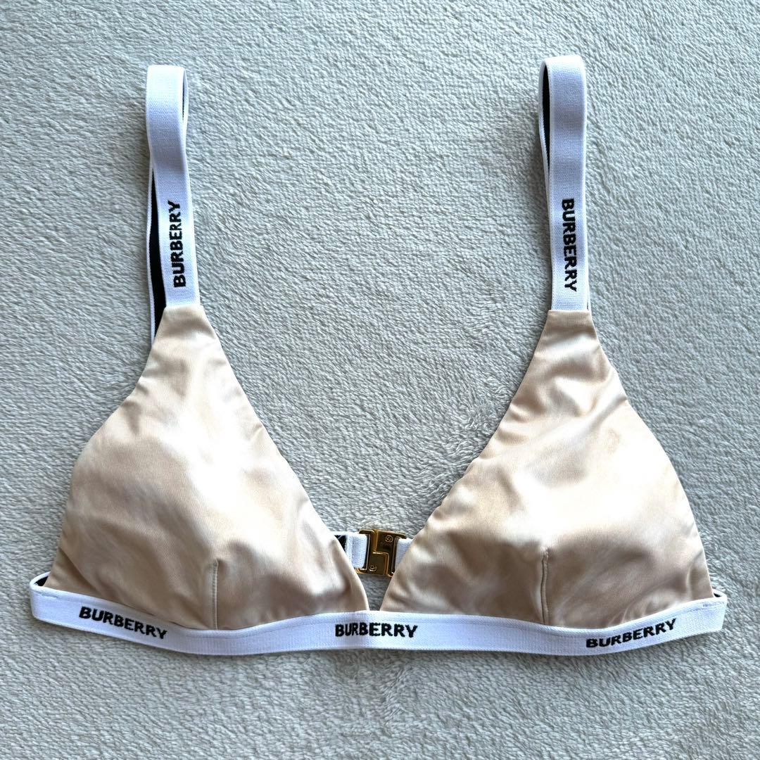 1新品未使用　BURBURRY水着　バーバリー　ビキニ　Ｍサイズ　ベージュ