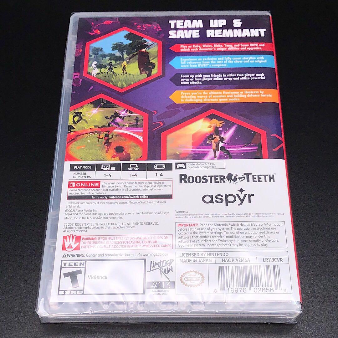 RWBY: GRIMM ECLIPSE switch ニンテンドースイッチ