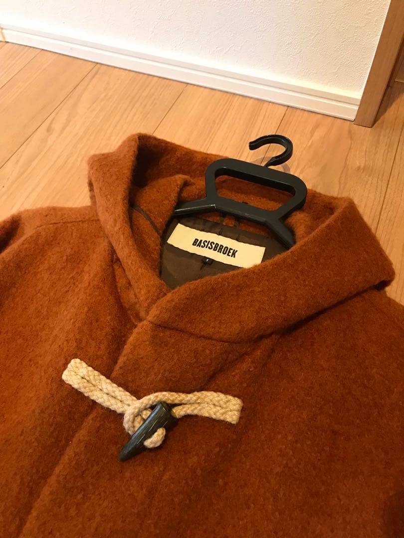 【希少】 バージスブルック オーバーサイズダッフルコート オレンジ フーデッド