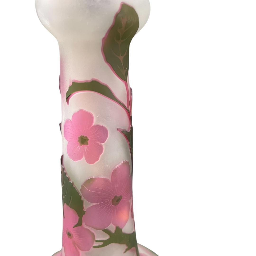 フォロー割　ガレ風　テーブルランプ　フロアランプ　アンティーク調　高さ49cm