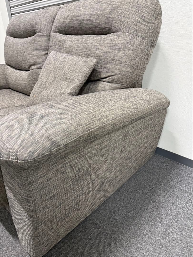 ニトリ Nポケット　ハイバック2人がけソファ　ファブリックソファ