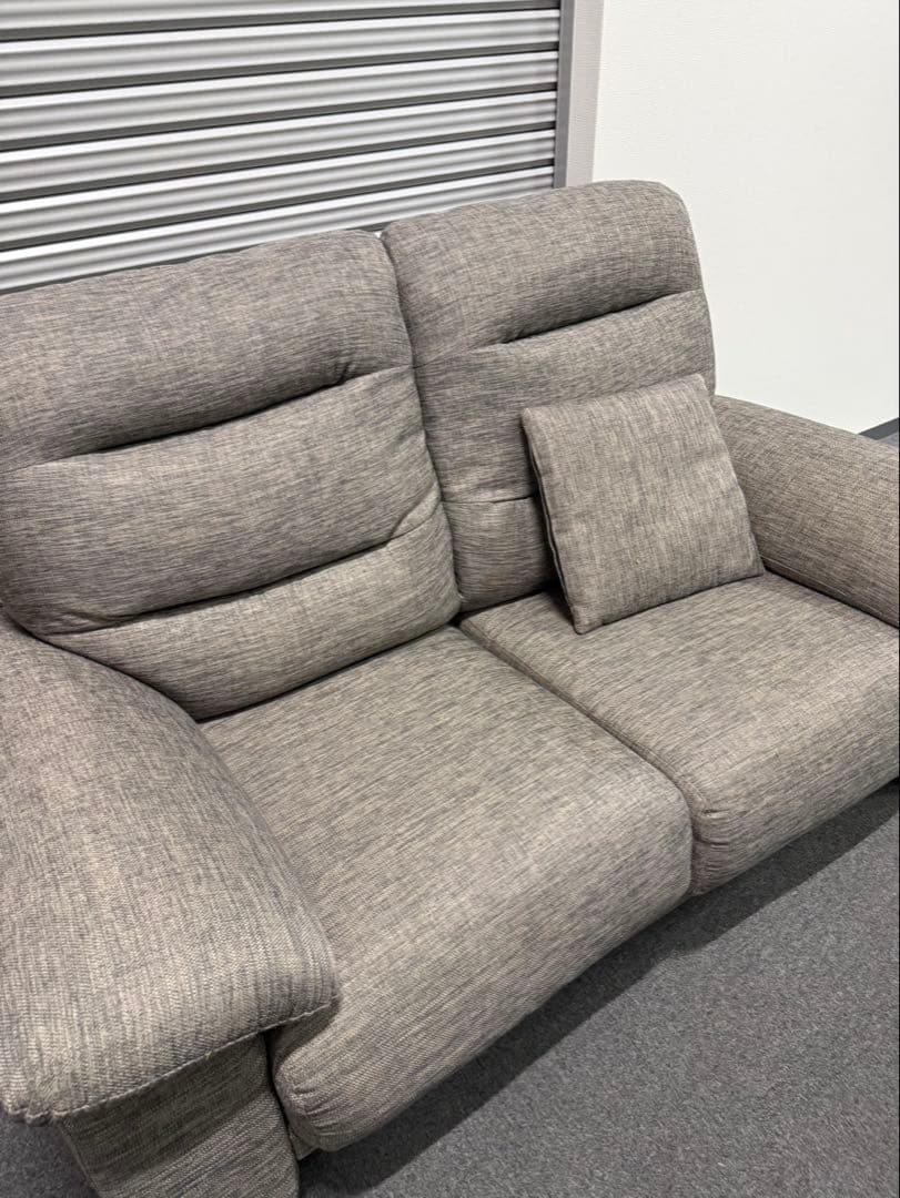 ニトリ Nポケット　ハイバック2人がけソファ　ファブリックソファ