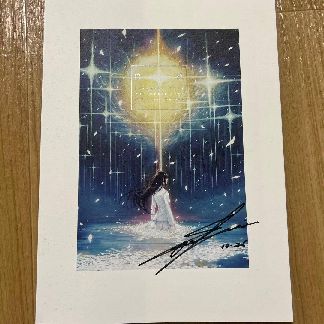 Innocent Grey 白夜 図録 画集 杉菜水姫 サイン入り