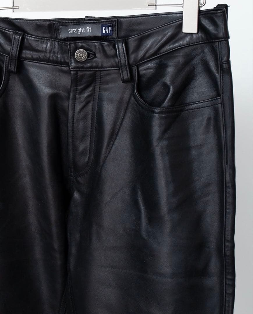 GAP design leather trousersレザーパンツ