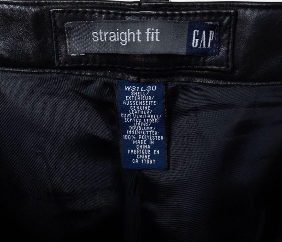 GAP design leather trousersレザーパンツ