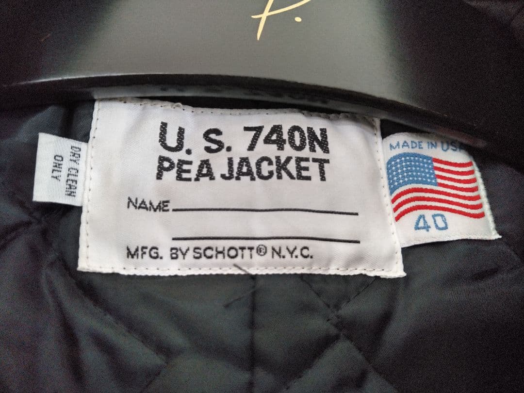 Schott ショット U.S. 740N ピーコート 40