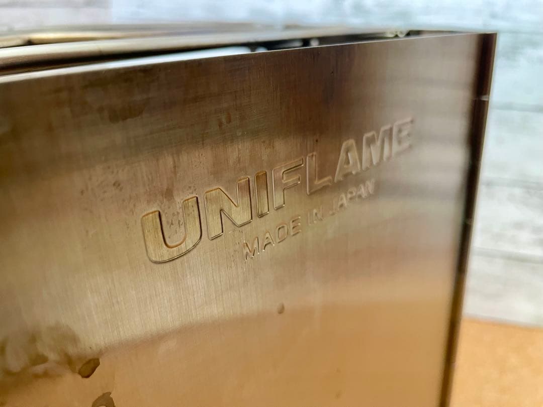 UNIFLAME 焚き火台 薪グリルと(別売)薪グリルロストルウォール セット