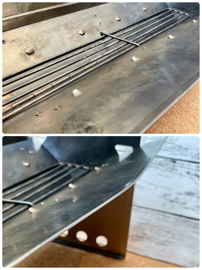 UNIFLAME 焚き火台 薪グリルと(別売)薪グリルロストルウォール セット