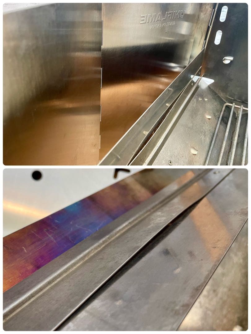 UNIFLAME 焚き火台 薪グリルと(別売)薪グリルロストルウォール セット