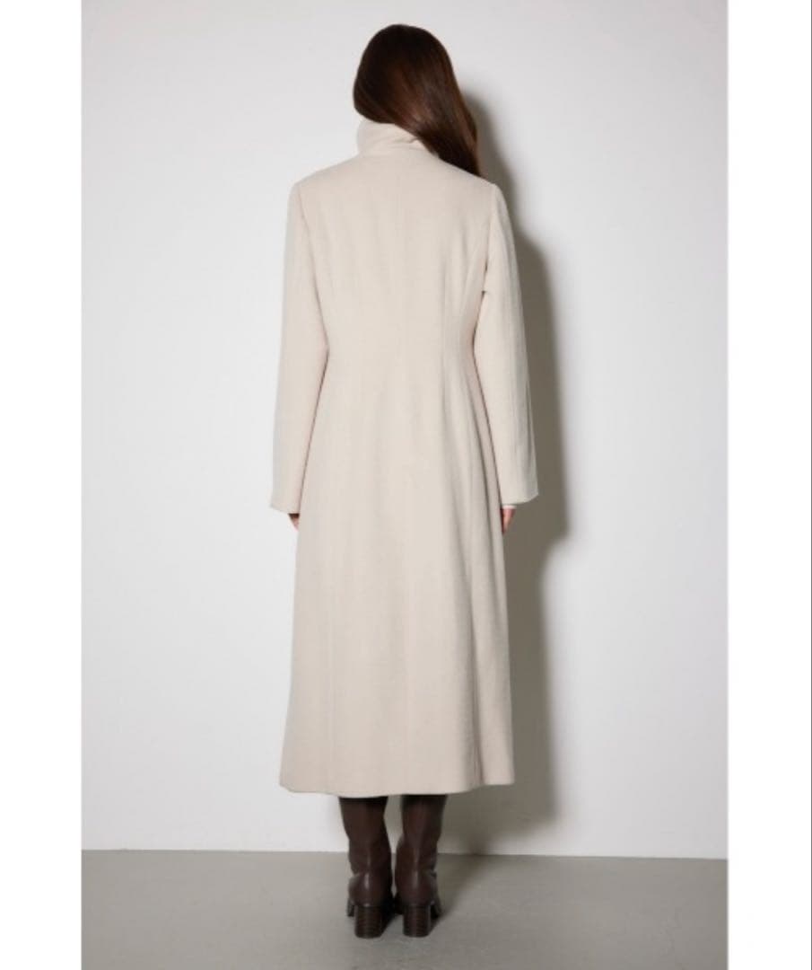 rienda リエンダ　スタンドカラーシェイプドチェスターコート