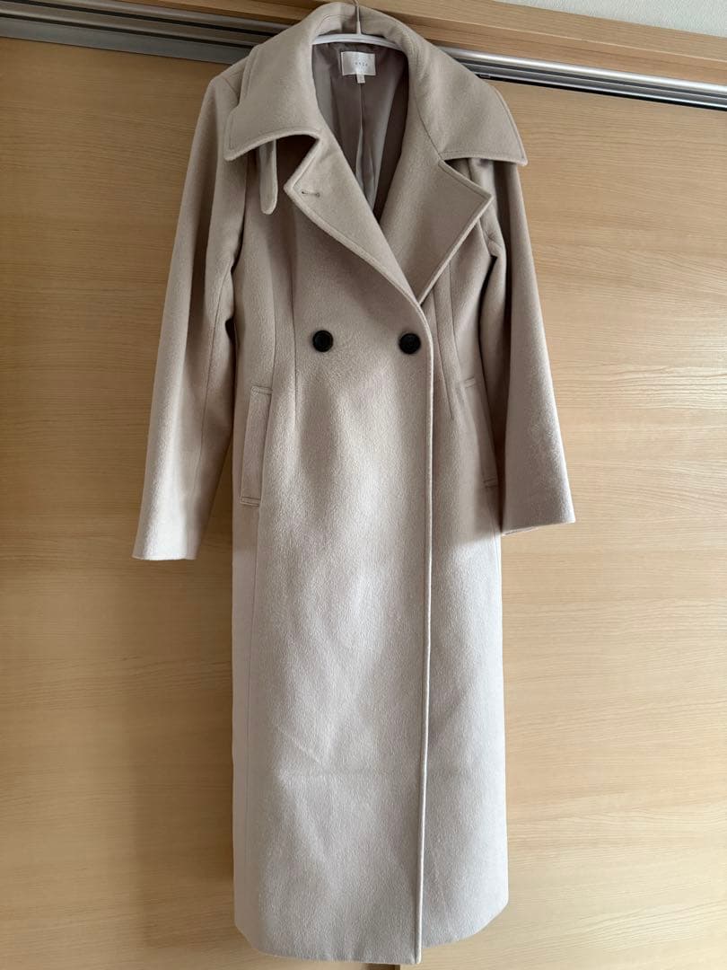 rienda リエンダ　スタンドカラーシェイプドチェスターコート