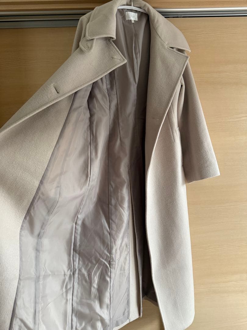 rienda リエンダ　スタンドカラーシェイプドチェスターコート