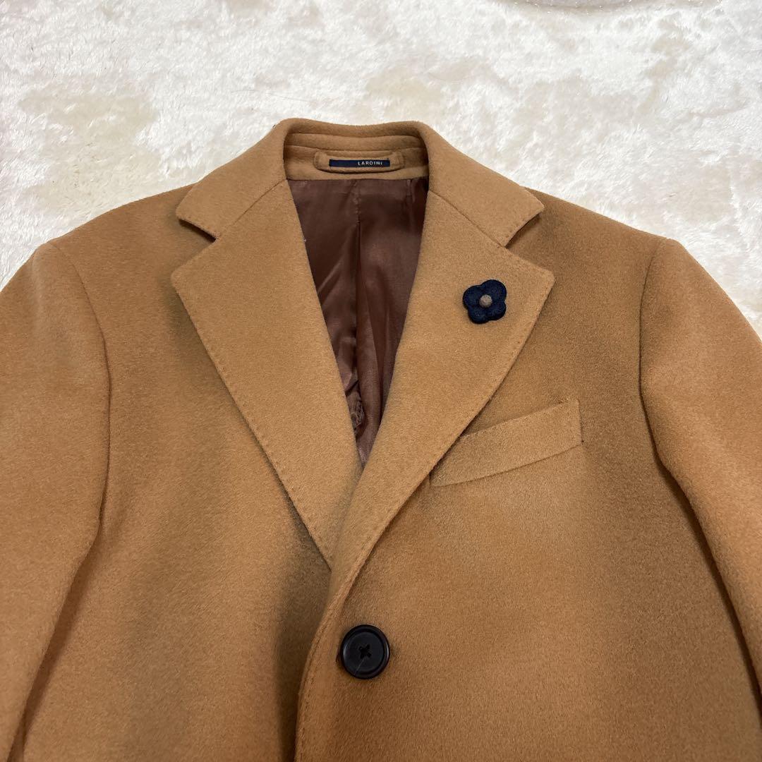 美品 ラルディーニ コート チェスターコート ブートニエール 46