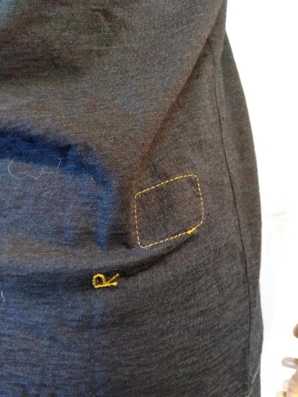 ク*リ様 45R ネイビー ノースリーブ タンクトップ　レース付き　星2つ　サイ