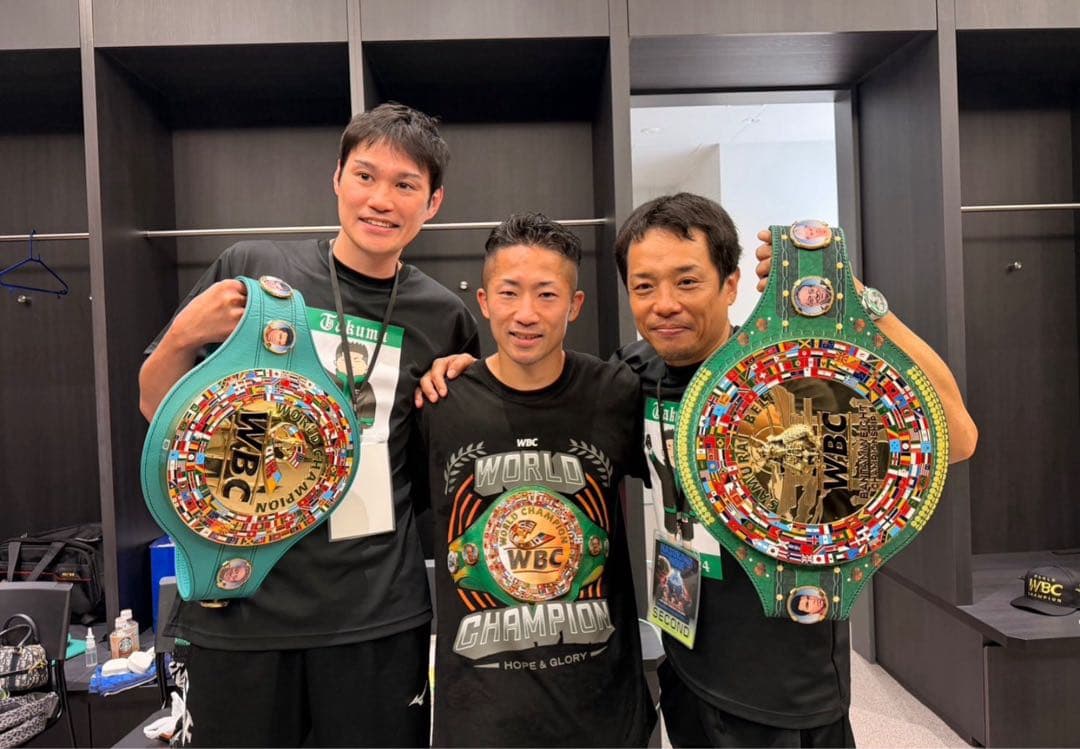 WBC ボクシング Tシャツ 井上尚弥 中谷潤人 選手チャンピオン Mサイズ