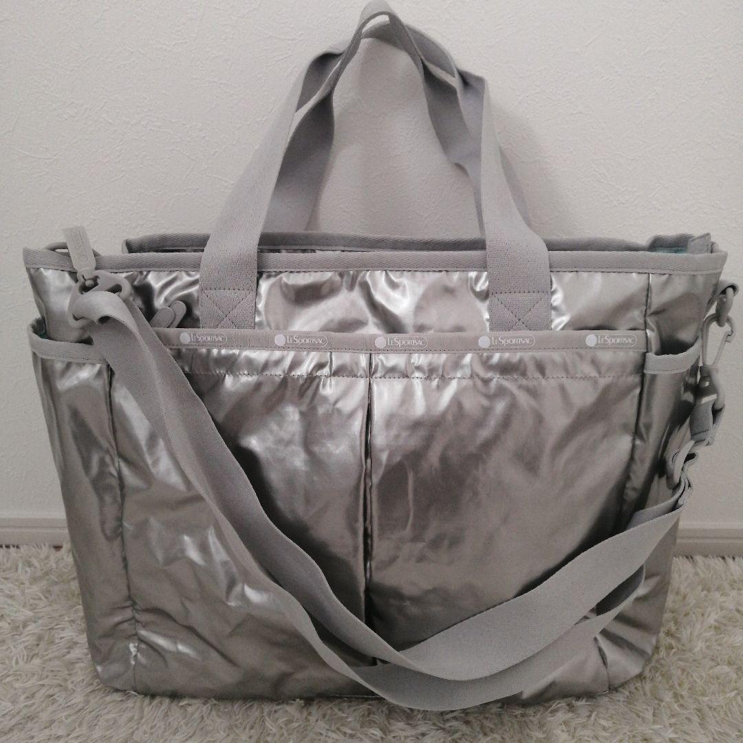 レスポートサック ひとりっぷ 2wayショルダーバッグ シルバー リュウセイ