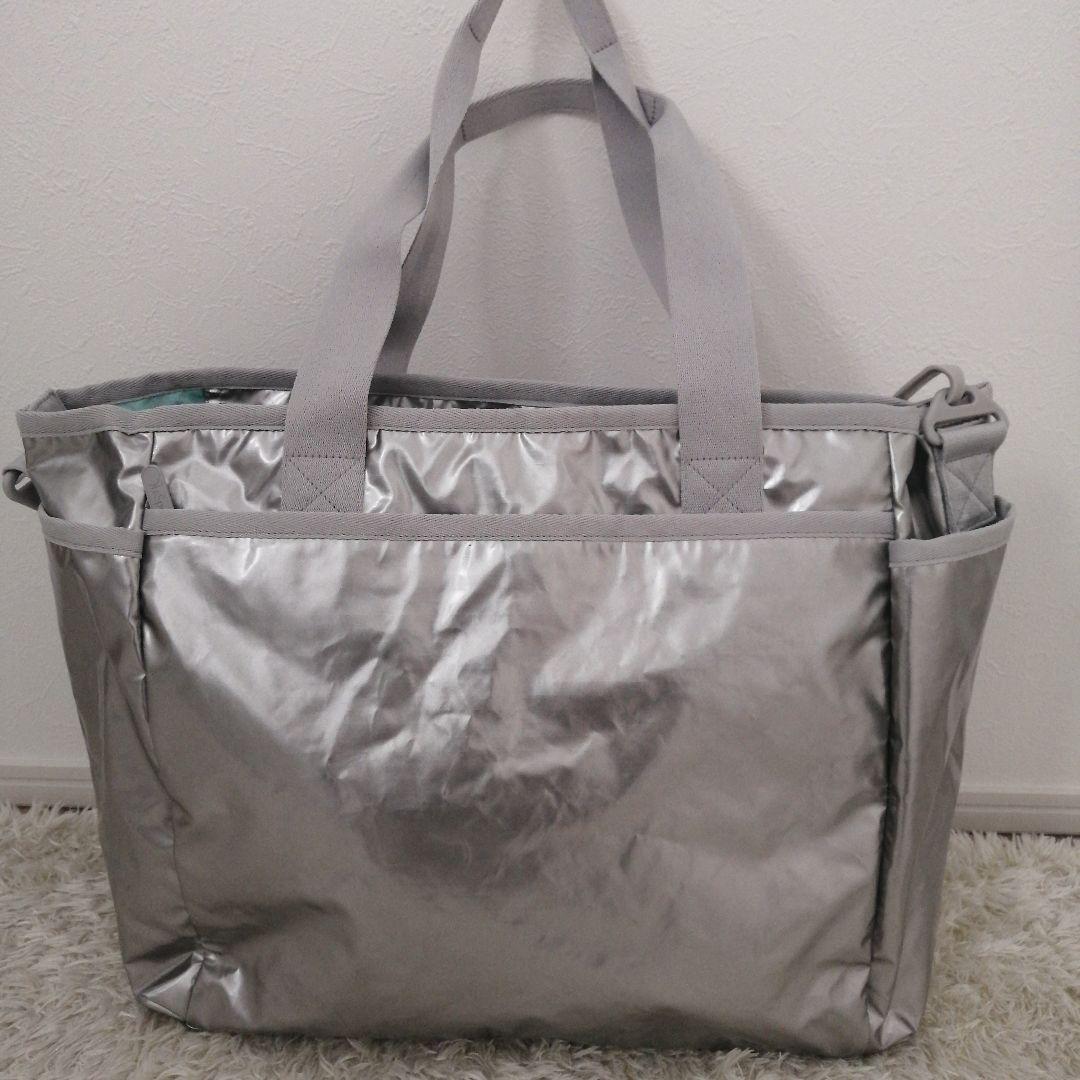 レスポートサック ひとりっぷ 2wayショルダーバッグ シルバー リュウセイ