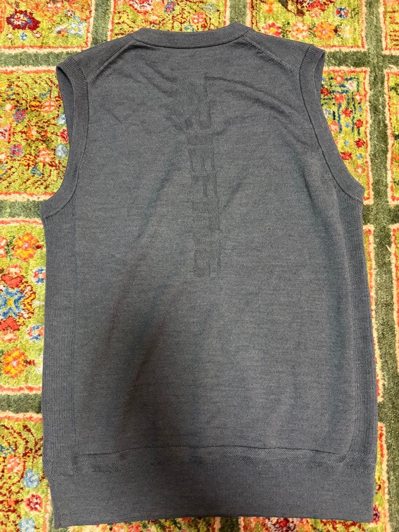 ブリーフィング　ニットベスト　グレー