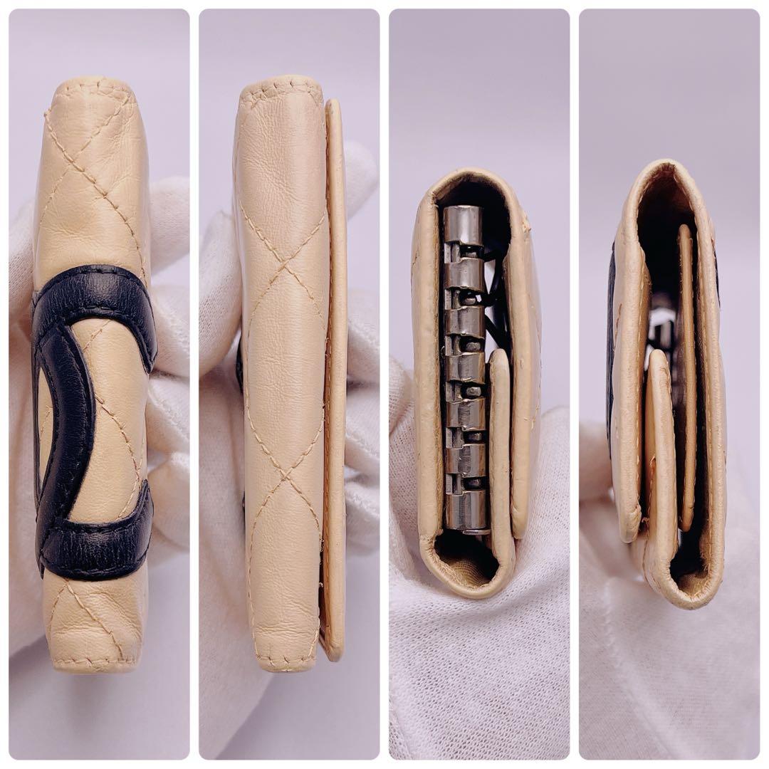 CHANEL　シャネル　カンボンライン　6連　キーケース