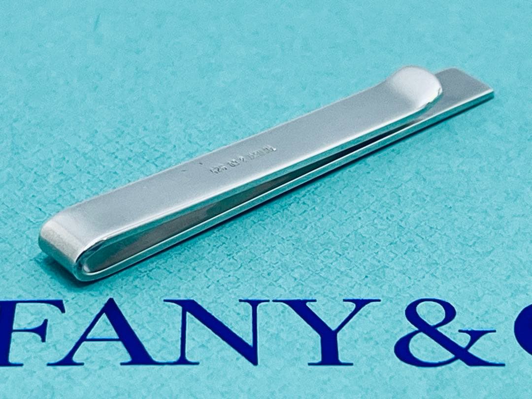 c772 美品　ティファニー　ネクタイピン　タイピン　タイバー　シルバー　925