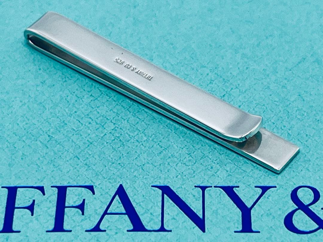 c772 美品　ティファニー　ネクタイピン　タイピン　タイバー　シルバー　925
