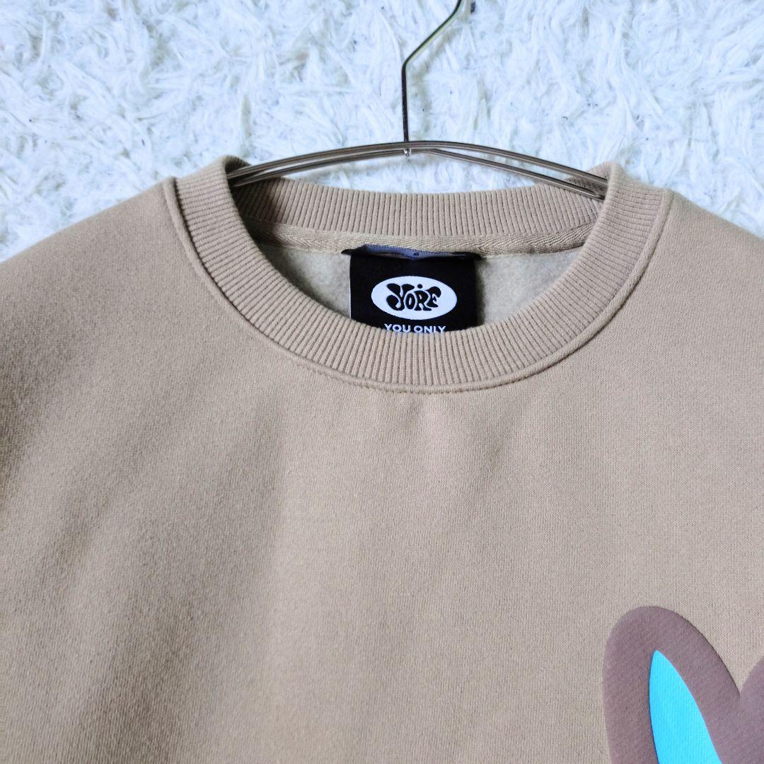 【タグ付き未使用品】YORF GOLF　UNISEX　トレーナー　ベージュ