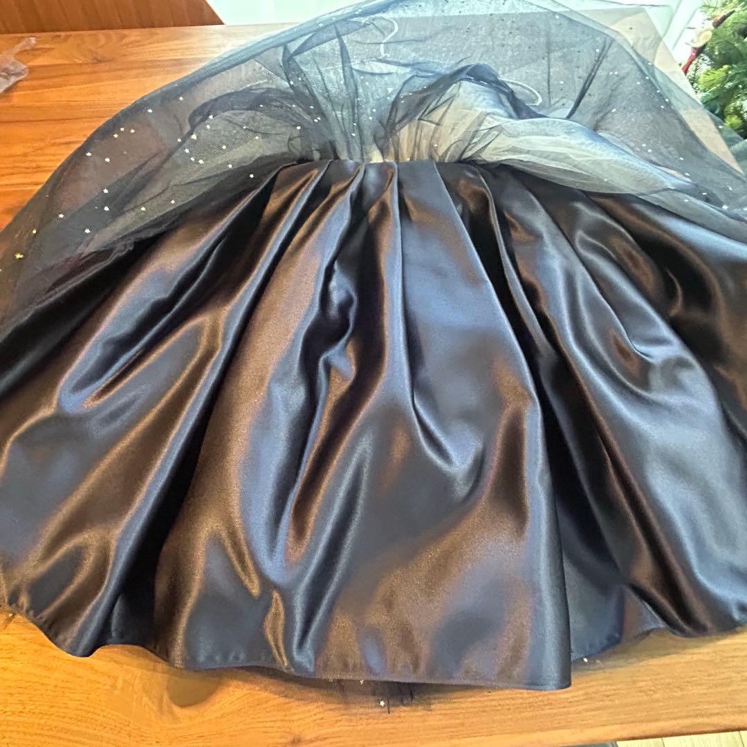 ドレスコ　グレイネイビーシルバースタードレス