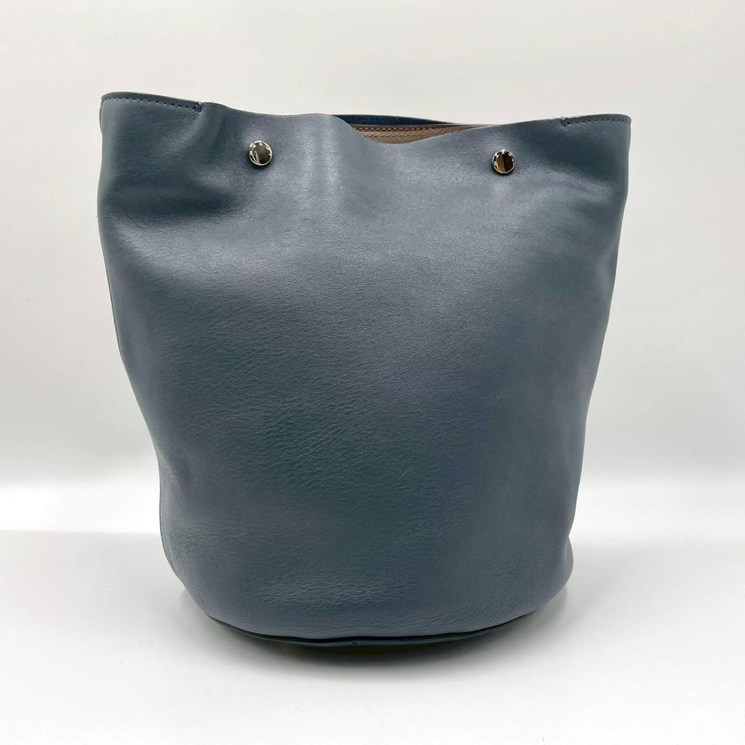 【極美品】 MARNI マルニ ショルダーバッグ バケツ バケット レザー