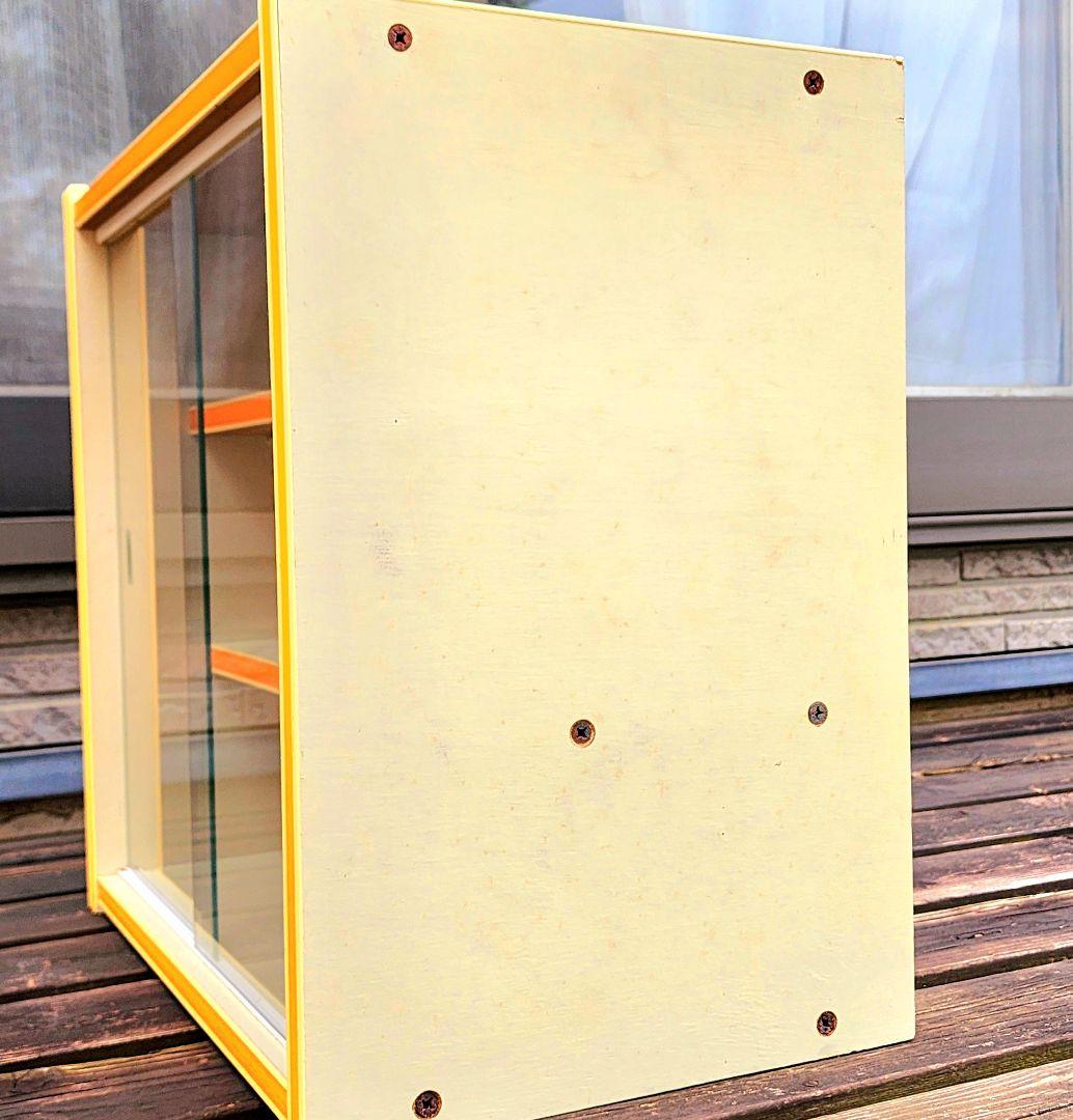 【昭和レトロ】レトロポップ/飾り棚_ショーケース(オレンジ)