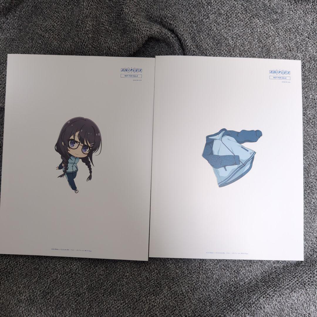 青ブタ　特典小説　アクリルプレート付き