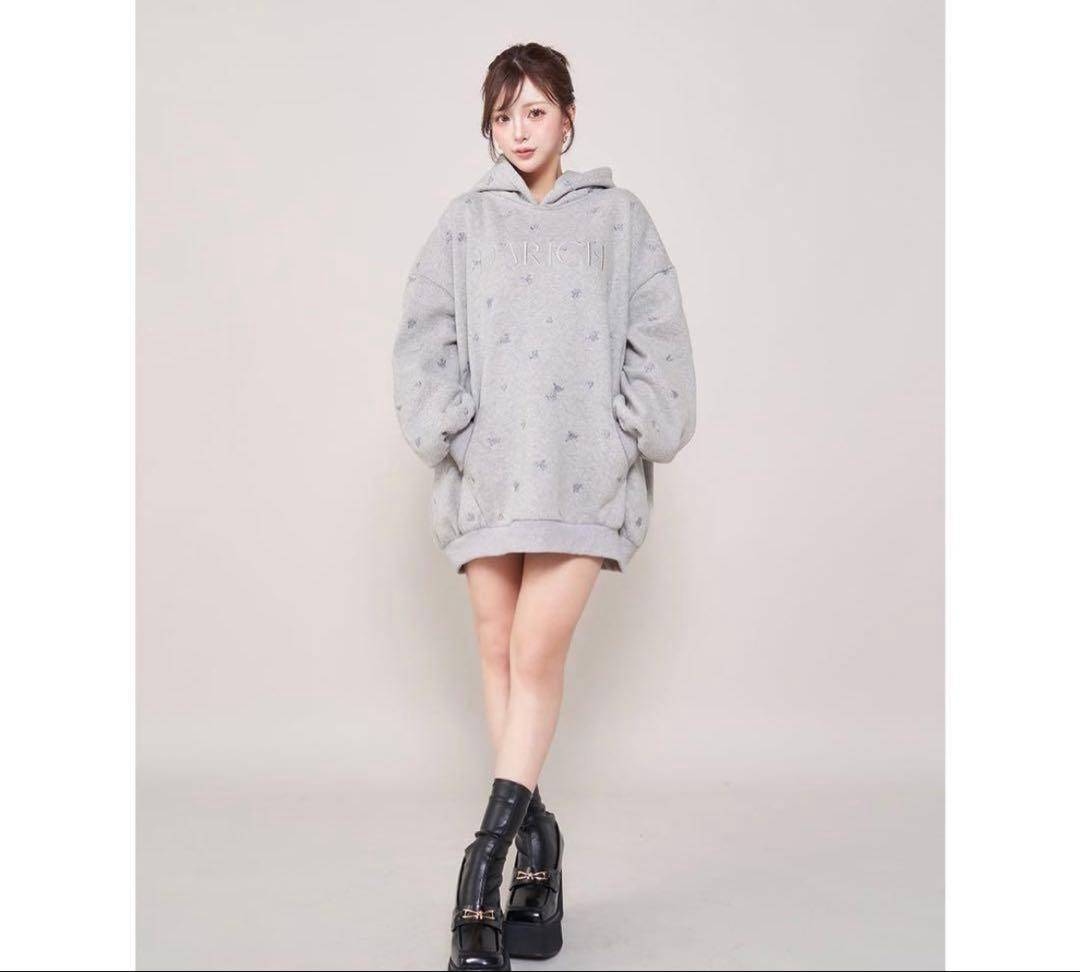 ダーリッチ♡フラワーエンブロイダリー パーカー