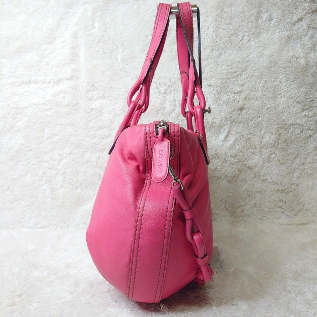 【希少色】LOEWE ロエベ フィエスタ 2way トートバッグ アナグラム