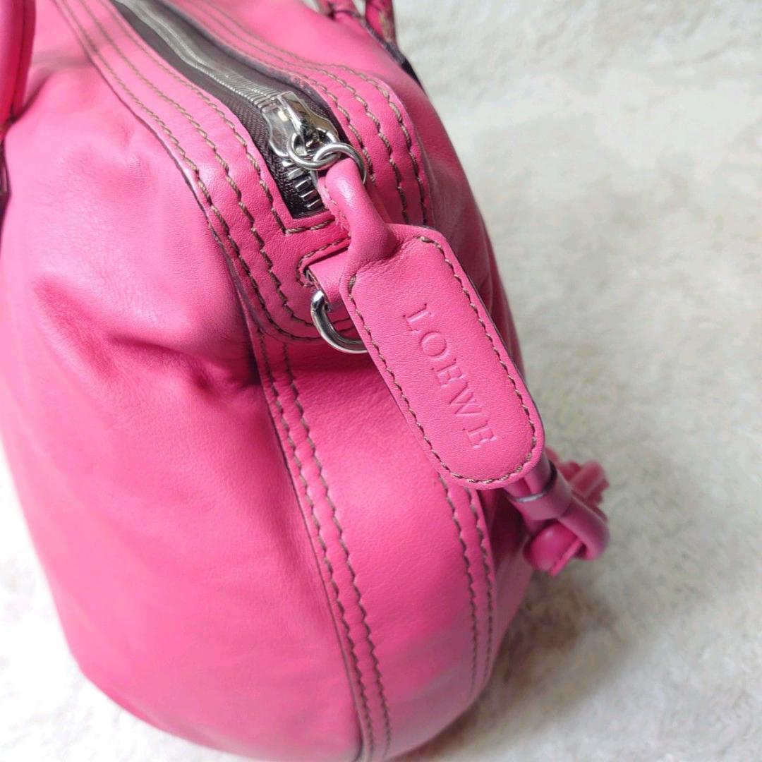 【希少色】LOEWE ロエベ フィエスタ 2way トートバッグ アナグラム