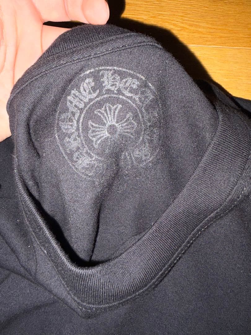 クロムハーツ　長袖Tシャツ　Lサイズ アームロゴ　ビッグロゴ　ブラック