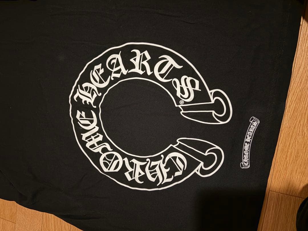 クロムハーツ　長袖Tシャツ　Lサイズ アームロゴ　ビッグロゴ　ブラック