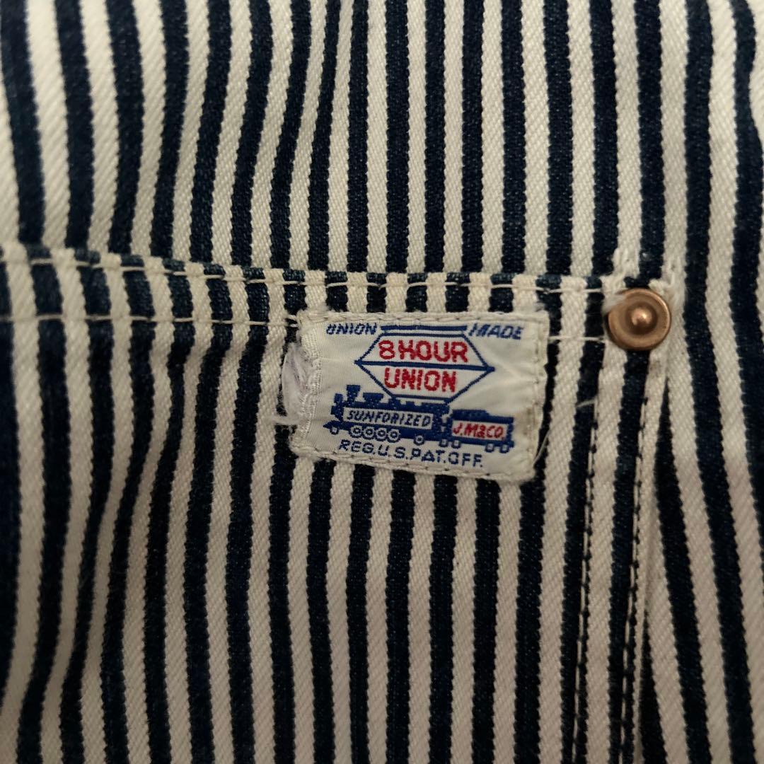 8hour union ペインターパンツ　マッコイ　ヒッコリー