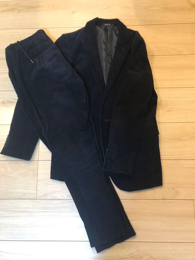 kcasさん専用【美品】ブラック コーデュロイ セットアップ