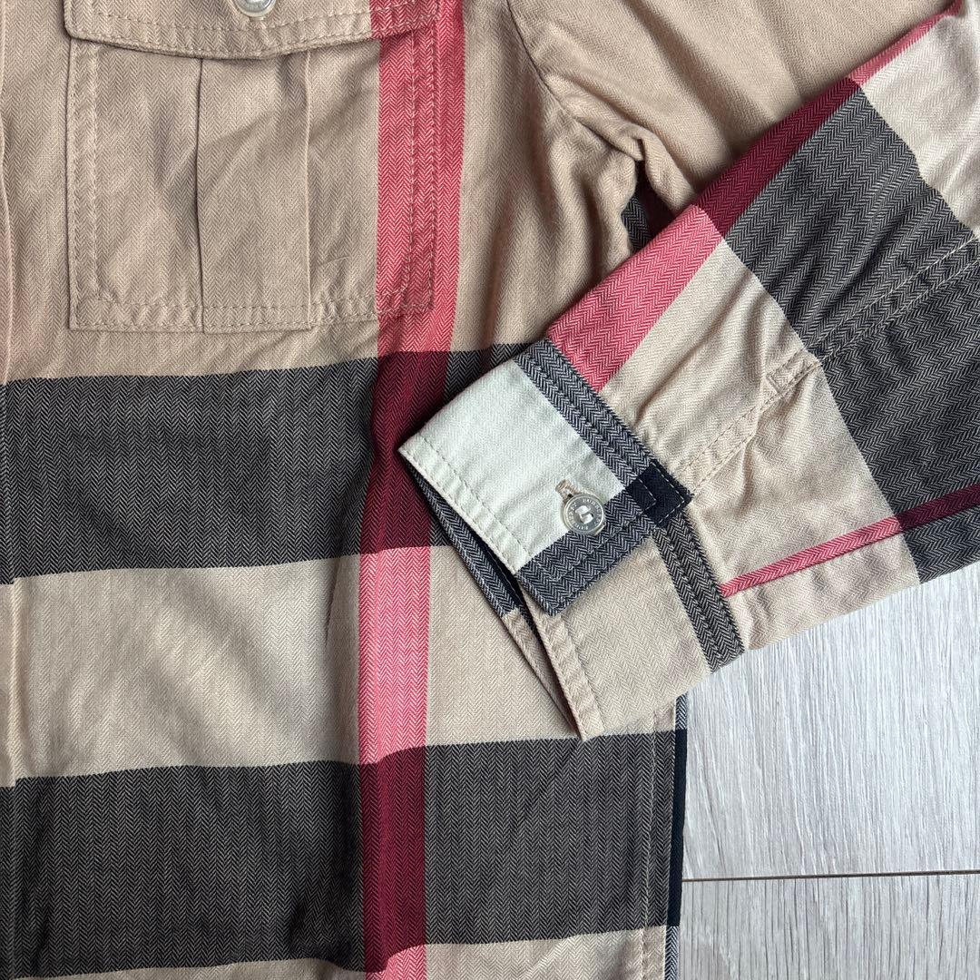 【送料込み／3枚セット】　BURBERRY チェック 長袖シャツ 116、120