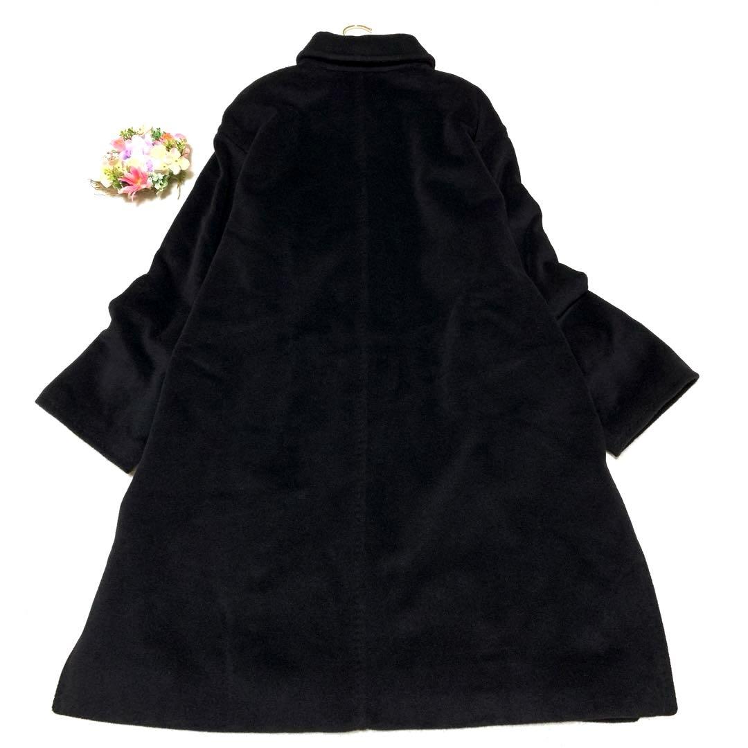 ★新品級　マックスマーラ　チェスターコート❤︎カシミアオーバーサイズ　黒　2XL