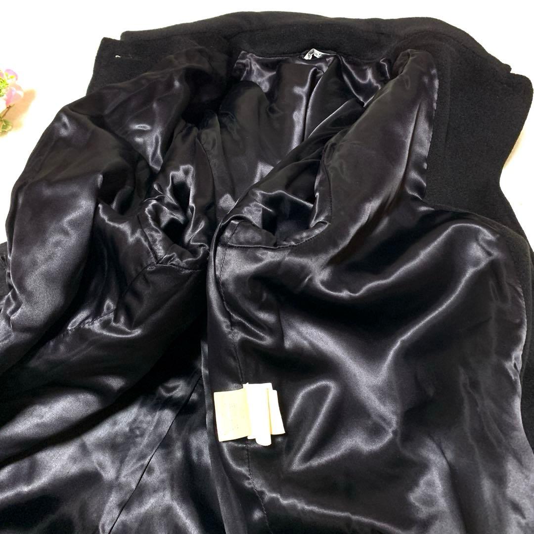 ★新品級　マックスマーラ　チェスターコート❤︎カシミアオーバーサイズ　黒　2XL