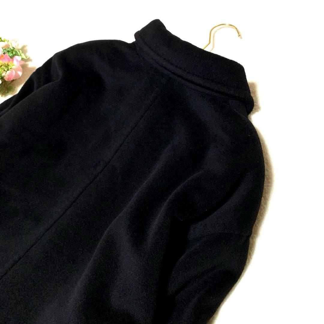 ★新品級　マックスマーラ　チェスターコート❤︎カシミアオーバーサイズ　黒　2XL