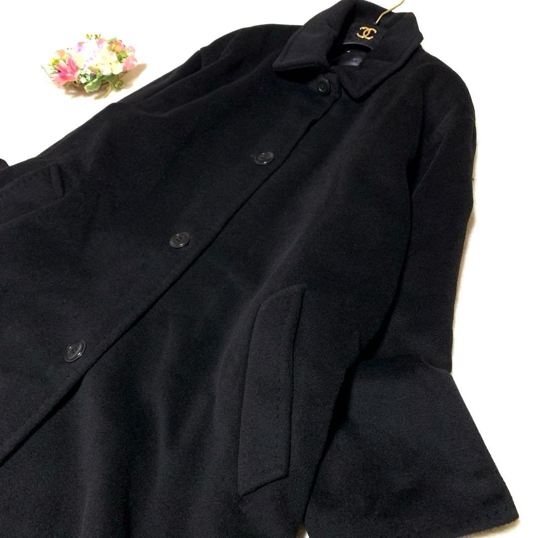 ★新品級　マックスマーラ　チェスターコート❤︎カシミアオーバーサイズ　黒　2XL