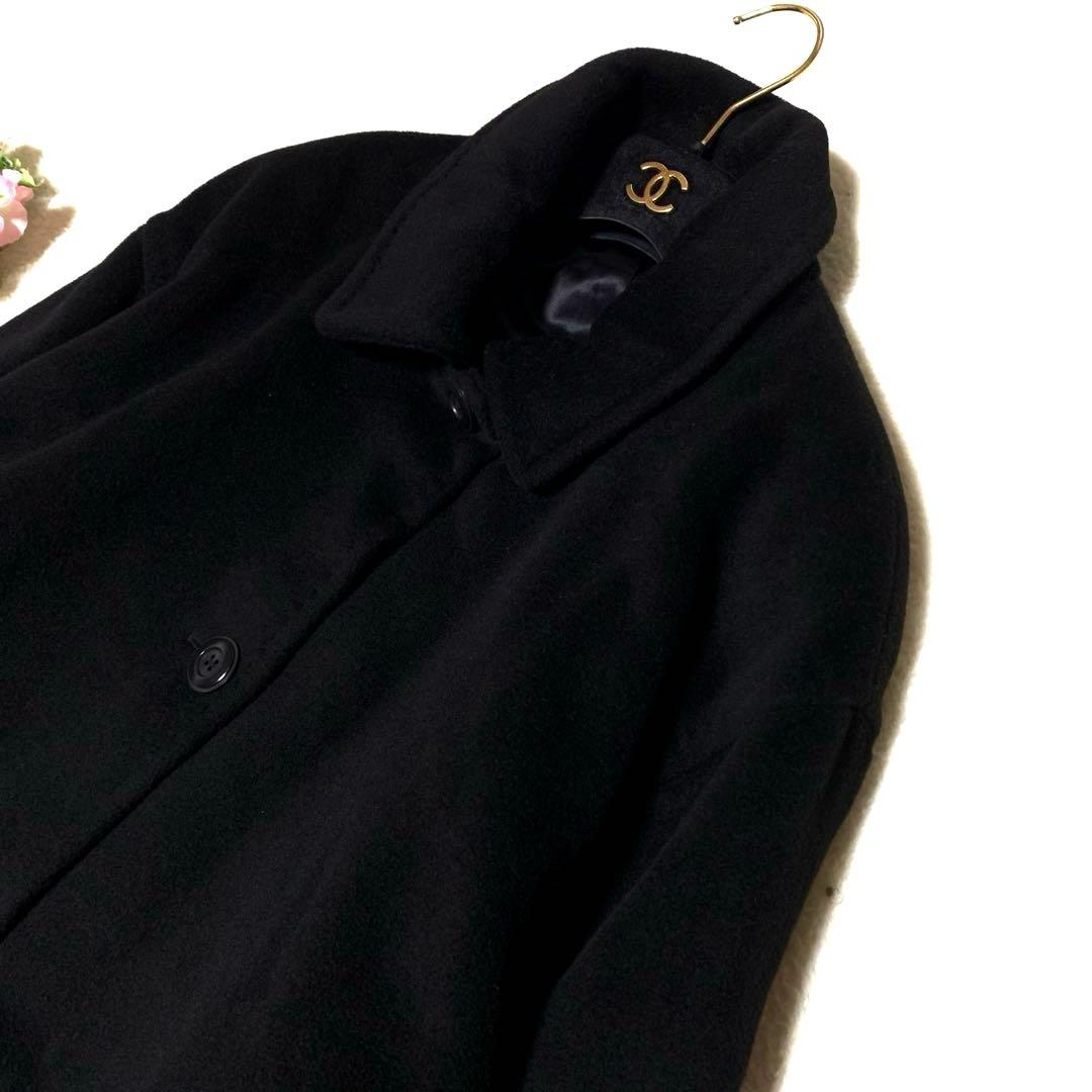 ★新品級　マックスマーラ　チェスターコート❤︎カシミアオーバーサイズ　黒　2XL