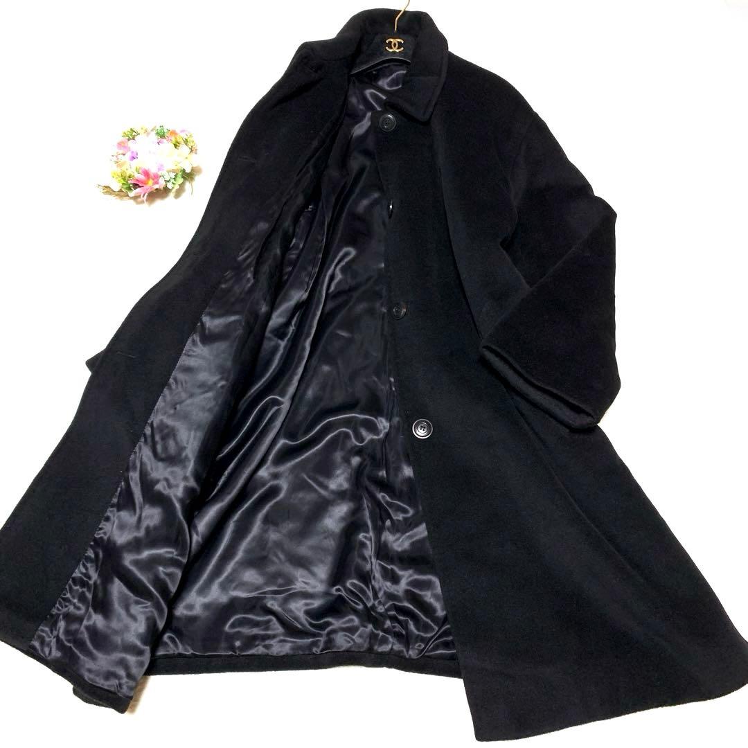 ★新品級　マックスマーラ　チェスターコート❤︎カシミアオーバーサイズ　黒　2XL