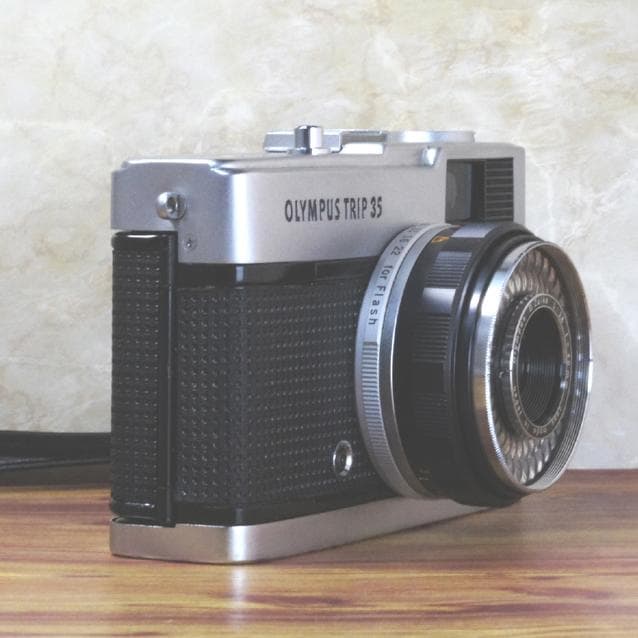 【整備済完動・美品・赤ベロOK！・フィルム試写済】Olympus Trip 35
