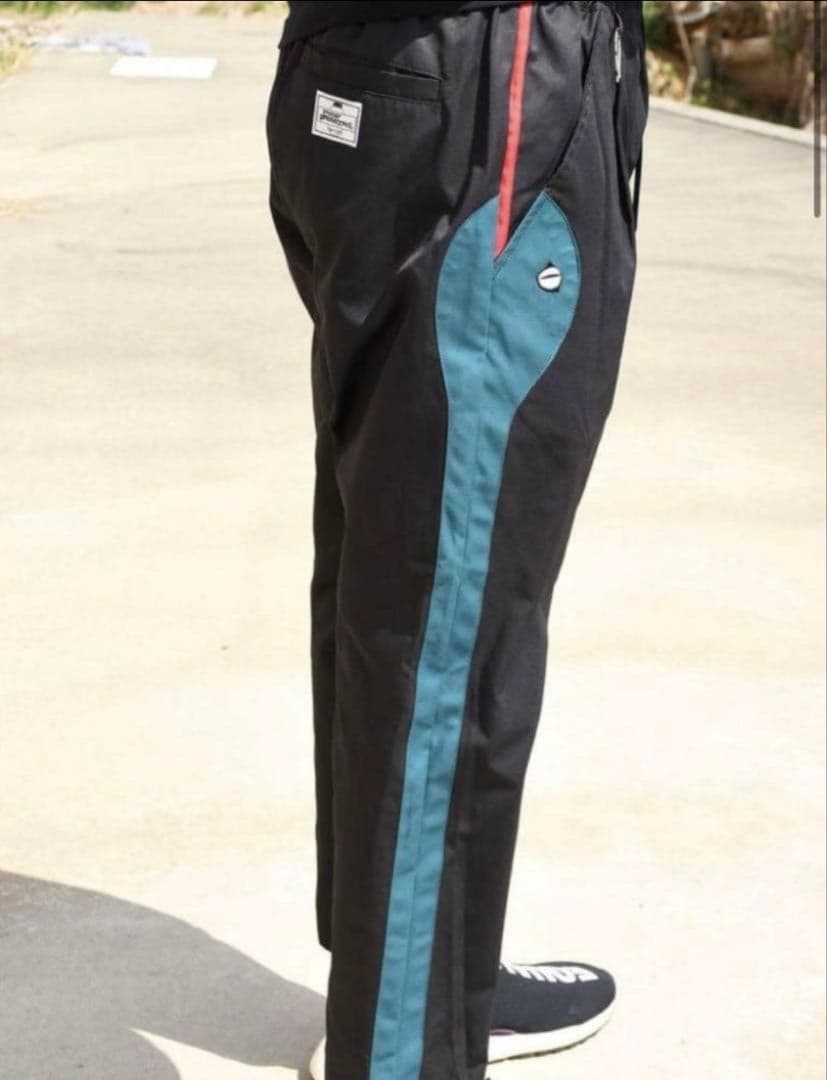 PUNK DRUNKERS XL 蛇パンツ ブラック/ターコイズ