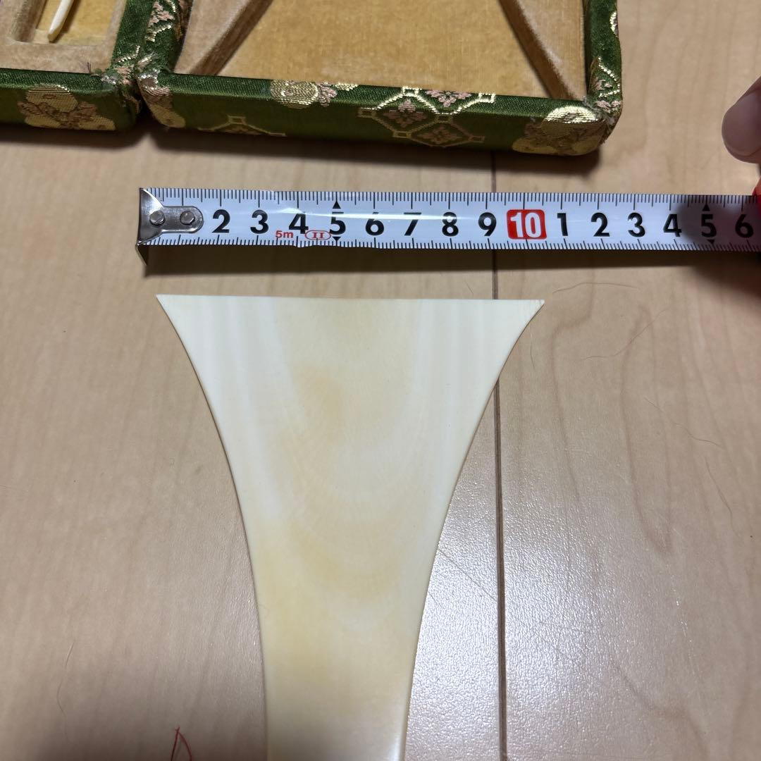 三味線バチ2本と装飾ケースセット