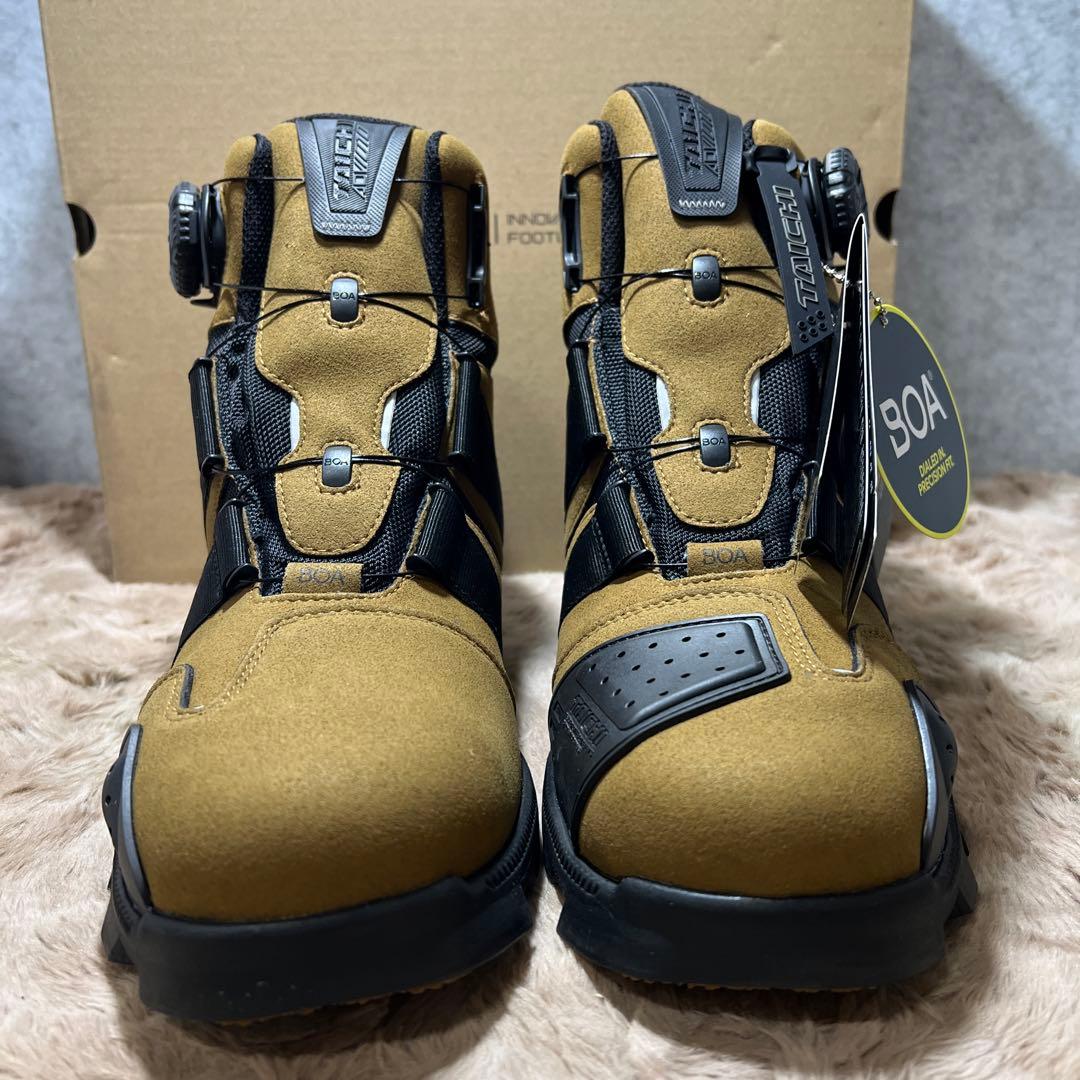 RSタイチ　バイク ライディングシューズ 靴 防水 プロテクター内蔵 BOA