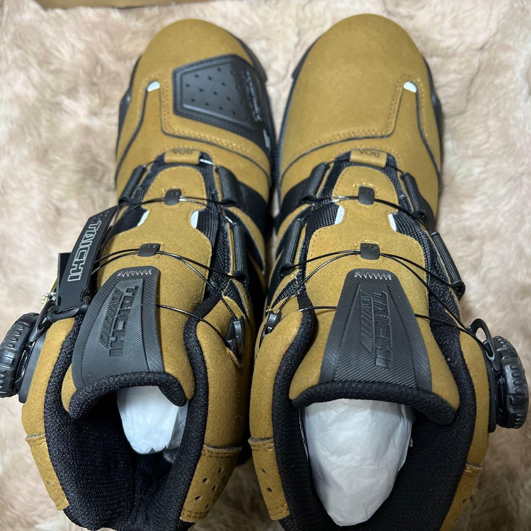 RSタイチ　バイク ライディングシューズ 靴 防水 プロテクター内蔵 BOA