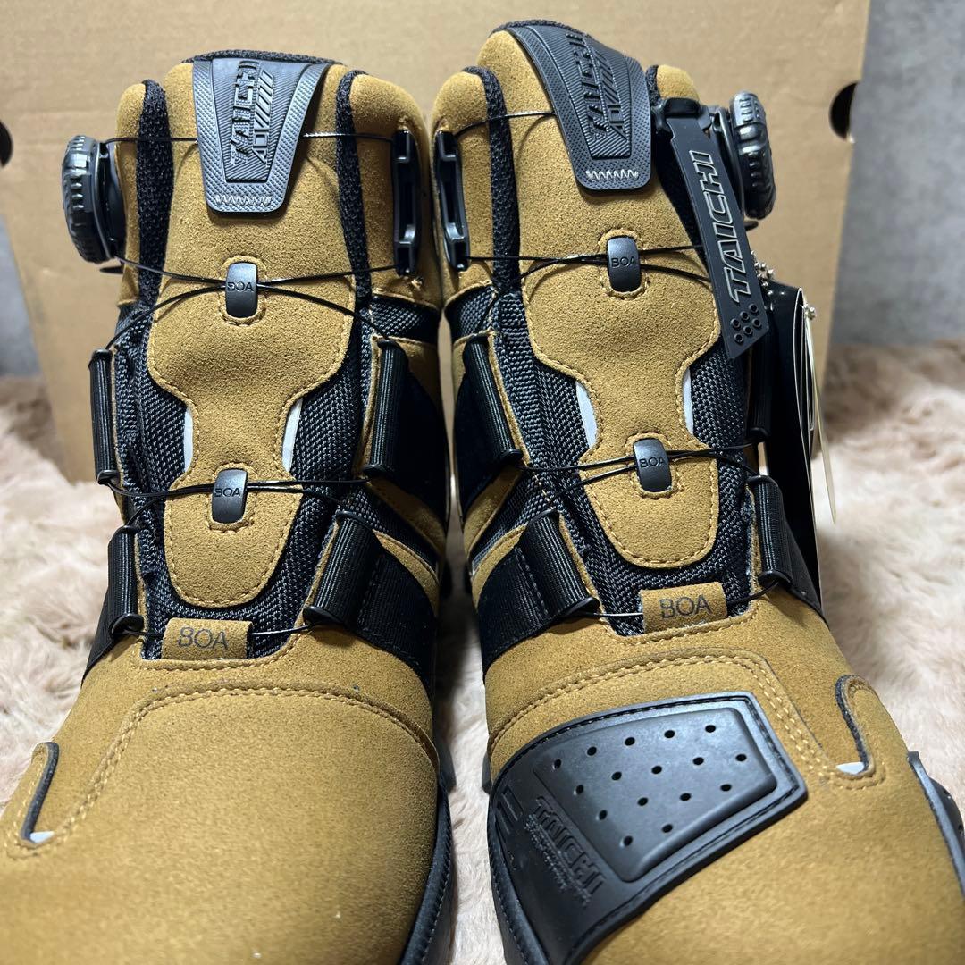 RSタイチ　バイク ライディングシューズ 靴 防水 プロテクター内蔵 BOA